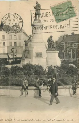 LILLE — O monumento de Pasteur — Pasteur's memorial — LL