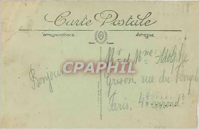 LILLE — O monumento de Pasteur — Pasteur's memorial — LL — Verso