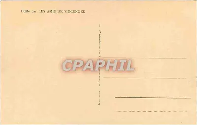 Vincennes - A Santa Capela e o Tesouro — Editado por LES AMIS DE VINCENNES, n° 41 — Verso
