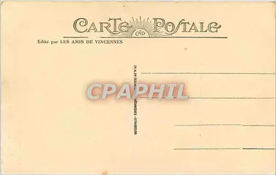 Vincennes — Wieża — Kominek w Sali Trzeciego Piętra — Wydawca: Les Amis de Vincennes, nr 38 — Rewers