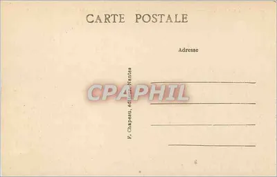 La Baule-sur-Mer (Loire-Inf.) — Vista da Praia, em direção à Ponta de Penchâteau — F. Chapeau, editor Nantes — Verso