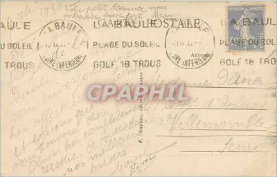La Baule-sur-Mer (Loire-Inf.) — Jardins diante do Casino — Verso