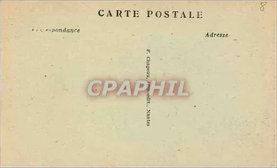 NANTES — I Quais e la Città visti dal Transbordatore — F. Chapeau, Nantes, n. 51 — Verso