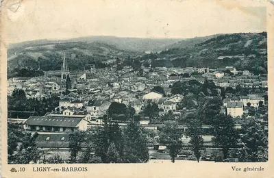 LIGNY-en-BARROIS — Vista geral — Editor: C.A. dos Artes Fenícias, n°10