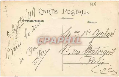 Pornic (Loire-Inf.) — O Ponte do Diabo na Noëveillard e a Ponta de Malmy — Coleção F. Chapeau, Nantes — Verso