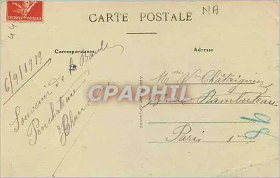 Le Pouliguen (Loire-Inf.) — Ondas na Ponta de Penchâteau — Editor não identificado, n° 28 — Verso