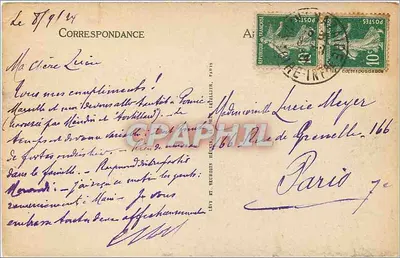 Saint-Nazaire — A Praia — LL — Verso