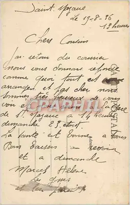 Saint-Nazaire (Loire-inf.) — A Praia e o Monumento Americano — Editor F. Calep — N° 222 — Verso