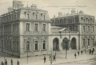 Saint-Nazaire — O Hotel das Correios e Telégrafos — Coleção Deveau-Joubier, St-Nazaire