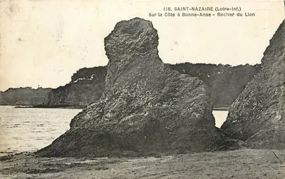 Saint-Nazaire (Loire-Inf.) — Rocher do Leão em Bonne-Anse — série II18