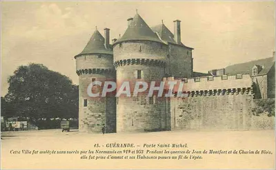 Guérande — Porte Saint-Michel — G. Artaud, éditeur, Avenue des Clos - Nantes