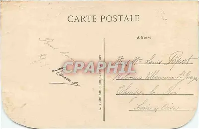 Le Tréport — Les Villas sur l'Esplanade — G. Bormain, phot. Tréport, n°112 — Verso