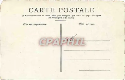 PARIS — O Ponte do Carrousel — Editor não identificado — Verso