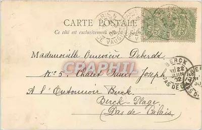 Panorama der 7 Brücken — Paris — B.F. Paris Nr. 113 — Rückseite