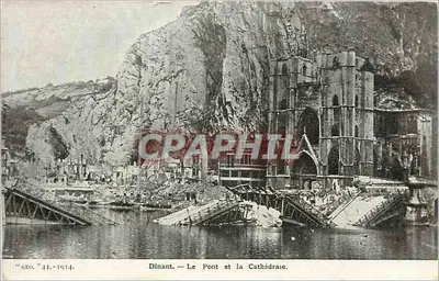 Dinant — O Ponte e a Catedral — GEO. 43. - 1914