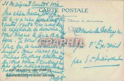 Geral Joffre — retrato militar — Fot. H. Manuel, Paris — Verso