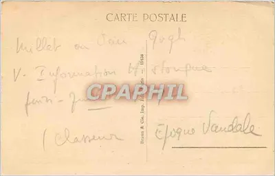 O Homem com o Jaqueta — J.-F. Millet — Braun & Cie, Editores, Paris — Verso