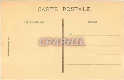 Mulher e três crianças perto de uma porta — cena de vida — editor Léon Mascalle, Paris — Verso