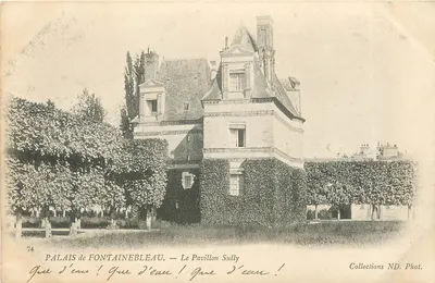 Palácio de Fontainebleau — O Pavilhão Sully — Coleções ND. Fot. n°74