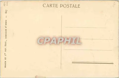 Barr — Pomnik Pamięci Zmarłych — wydawca Braun & Cie, Dornach — Rewers