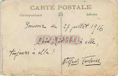 Jovem homem em traje — estúdio — R. Guillermin, Besançon, n° 1440 — Verso
