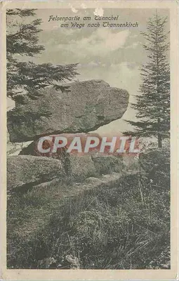 Felsenpartie am Tännchel — am Wege nach Thannenkirch — Phot. J. Ehretmann, A.-G., Colmar