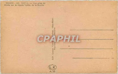 Fréconrupt — Vista panoramica — Lucien Kohlar (Bas-Rhin) A.10 — Verso