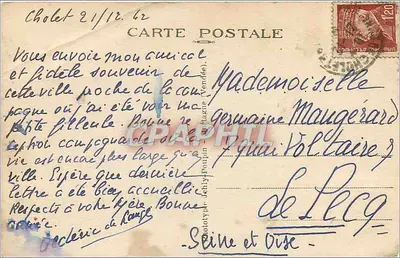 Cholet (M.-et-L.) — A Igreja e o Teatro — M.W. 48 — Verso