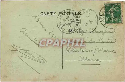 Verdun — Forte de Vaux, parte Sul-Oeste — Vaux Fort — Verso