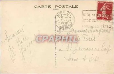 Nice — Port — Regaty — L. Gilletto i Cie, Wyd. Fot. Nice, n°72 — Rewers