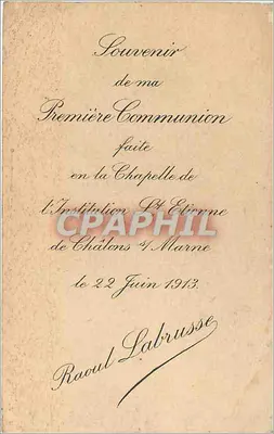 Święty Jan — Ojcze Święty, zachowaj tych, których mi oddałeś, święć ich w prawdzie — Dom Bouasse-Lebel & Cie, M. 261, 29, rue St Sulpice, Paryż — Rewers