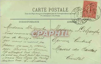 Vichy — Kasyno — Véranda i Teatr — LL. — n° 307 — Rewers