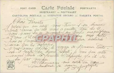 Na Praia de Berck, à Noite — Salões de Paris, por G. Maroniez — ND Fot. — Verso