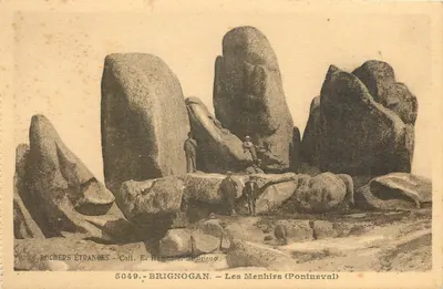 Os Menhirs (Pontusval) — Brignogan — Editor E. Hamonie, St-Brieuc, n° 5049