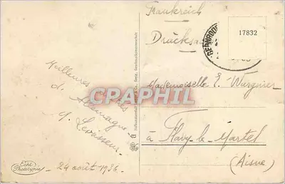 Stahlbad Alexisbad — w Harzu, Kügelgenweg — Echi Phototypie & Co., Greiz — Rewers