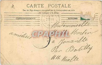 PARIS — As Crianças nos Jardins das Tuileries — LL. — n°50 — Verso