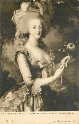 Marie-Antoinette da Áustria, Rainha da França — Retrato por Mme Vigée-Lebrun — Museu de Versailles — n° 164 LL