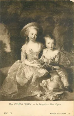 Sra. Vigée-Lebrun — O Dauphin e a Sra. Royale — Museu de Versailles