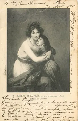Sra. Lebrun e sua filha — por ela mesma (1755-1842) — B.F., Paris