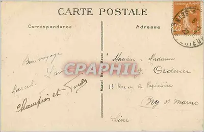 Rouen — Zbiór Przystani i Bonsecours — wydawca niezidentyfikowany, nr 346 — Rewers