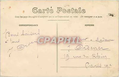 Dieppe — O Teatro e as duas antigas torres — G. Foudras, n°298 — Verso