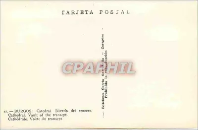 Burgos — Katedra. Krypta transeptu — Wydawcy Gesta (seria 17) — Rewers
