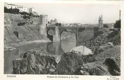 Toledo — Ponte de Alcántara e rio Tejo — Manipel, n° 142205