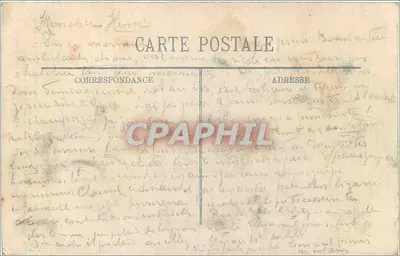 Arras — Główne schody Urzędu Miasta po bombardowaniach 6, 7 i 8 października 1915 — Charles Ludiou, Arras — Rewers
