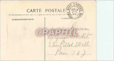 Arras - Hôtel-de-Ville i Place de la Vacquerie — B.D. Roubaix, n°32 — Rewers