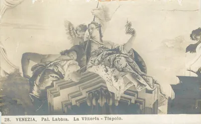 Veneza, Pal. Labbia. A Vitória - Tiepolo.