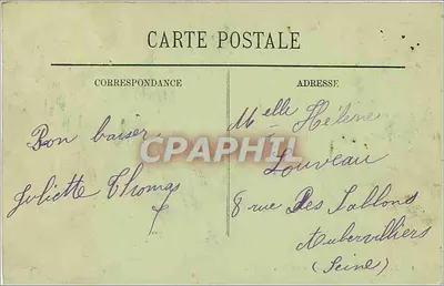 Pontoise — Uitzicht op het College — LL. — Achterkant
