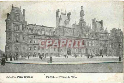 PARIS — O Hotel de Ville — Coleção Petit Journal