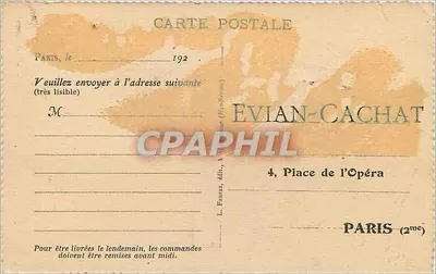 EVIAN-les-BAINS (Hts-Savoie) — widok jeziora z jachtami — L. Fauraz, wyd. — Rewers