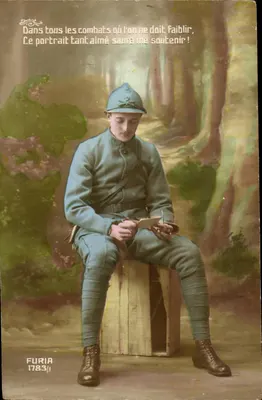 Soldado em uniforme — retrato militar — FURIA 1783/1